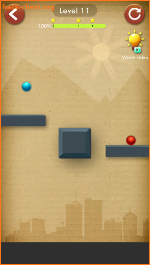 Physics Ball: Draw Puzzle screenshot