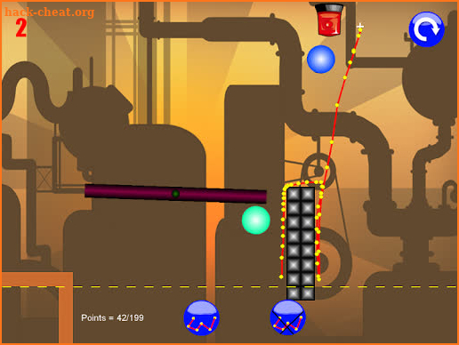 Physics Draw Line Ball Puzzles Brain On Pro screenshot