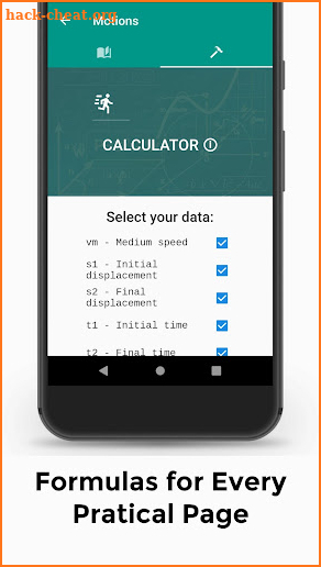 PhysicsMaster - Basic Physics Calculator Formulas screenshot