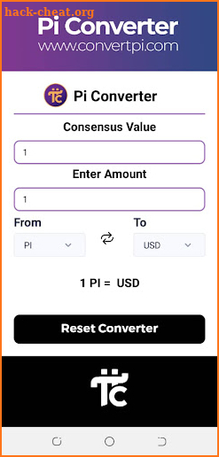 Pi Converter screenshot