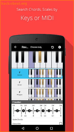 Piano Chord, Scale, Progression Companion screenshot