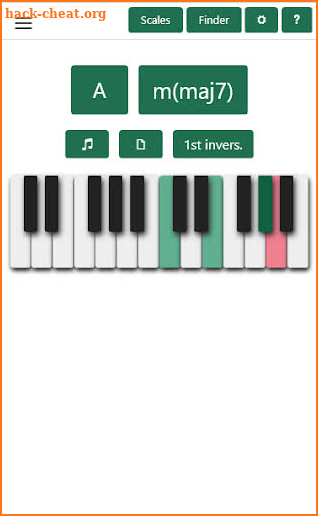 Piano Chords & Scales screenshot