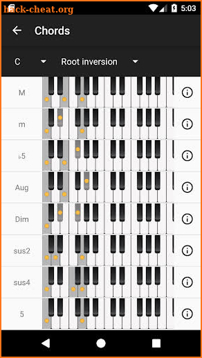 Piano Chords and Scales Pro screenshot