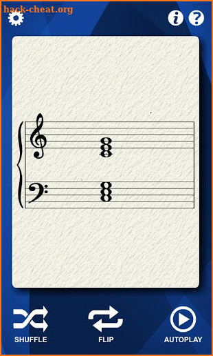 Piano Chords Flash Cards screenshot