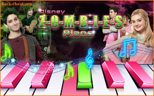 Piano Disney Zombies Tiles screenshot