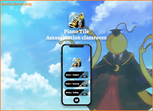 Piano Games Anime Assassin Classroom - Korosensei screenshot