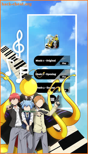 Piano Games Anime Assassin Classroom - Korosensei screenshot