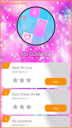 Piano Magic Tiles Music Chris Brown No Guidance screenshot