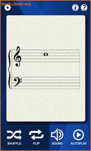 Piano Notes Flash Cards screenshot