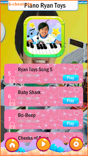 Piano Ryan Toys Tiles Game screenshot