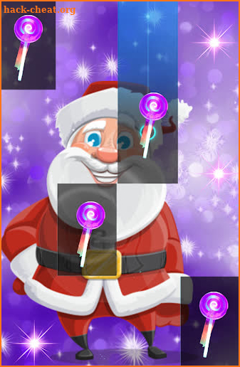 Piano Santa Tiles : Snow Animated Holidays Songs screenshot