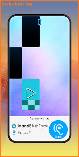 Piano Tap for AmongUs Main theme songs screenshot