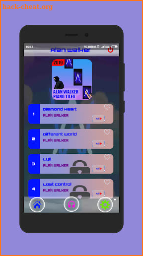 Piano Tiles Alan Walker 2019 screenshot