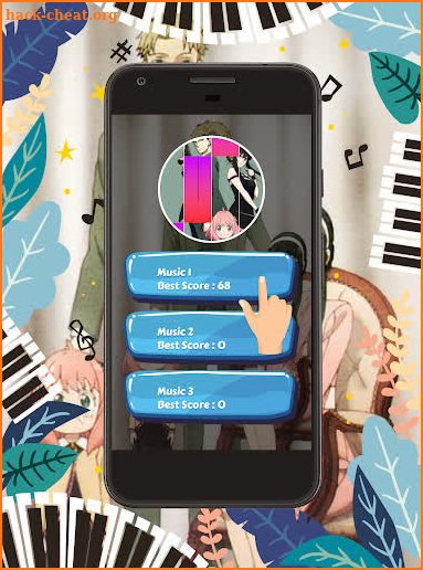 Piano Tiles Anime Spy X Family screenshot