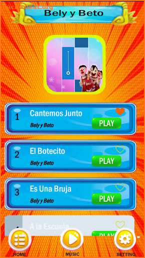 Piano Tiles Bely y Beto screenshot