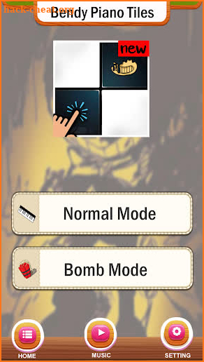 Piano Tiles Bendy fun ink Machine screenshot