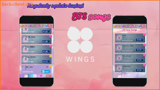 Piano Tiles BTS 2019 - Army Love BTS screenshot