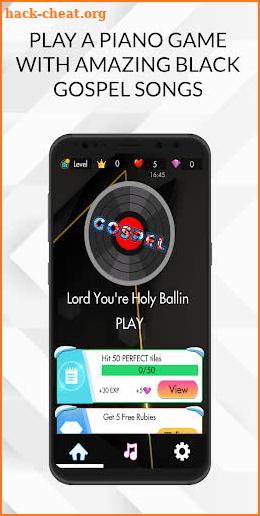 Piano Tiles Gospel Songs Game screenshot