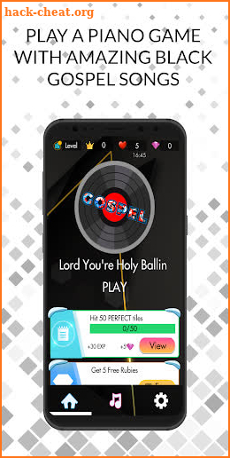 Piano Tiles Gospel Songs Game screenshot