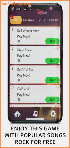 Piano Tiles Of Rock Songs screenshot