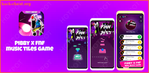 Pibby x FNF Music Tiles Game screenshot