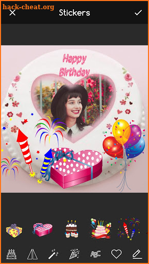 Pic on Birthday Cake with Name and Photo Maker screenshot