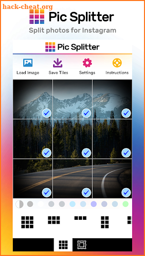 Pic Splitter for Instagram screenshot