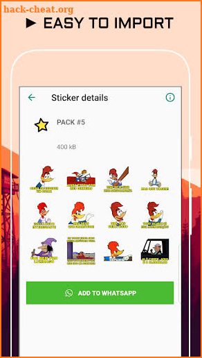 Pica-Pau Stickers Memes for WhatsApp screenshot