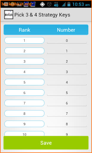 Pick 3&4 Strategy Keys screenshot