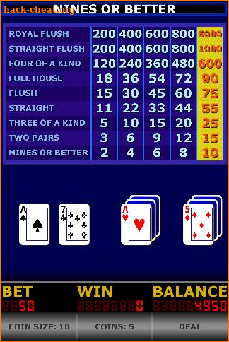 Pick A Pair Poker screenshot