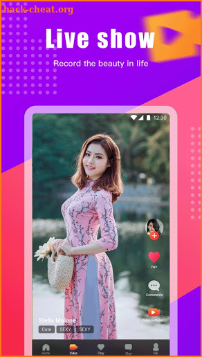 pick me-Girl Live Video Call& Chat app screenshot