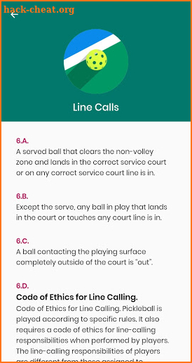 Pickleball FYI screenshot