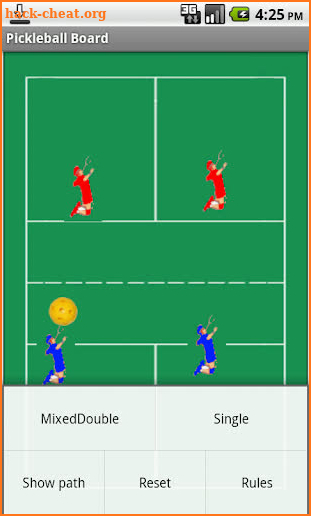 Pickleball Tactics Board screenshot