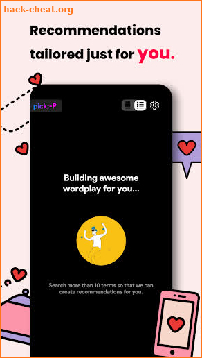 pickP - Pickup lines for Tinder and Bumble screenshot