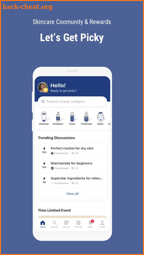 Picky - Skincare Community & Rewards screenshot