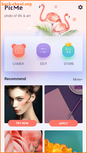 PicMe - Live Sticker, Beauty Filter, Selfie Camera screenshot