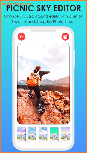 PicNic Sky Photo Filter Editor screenshot