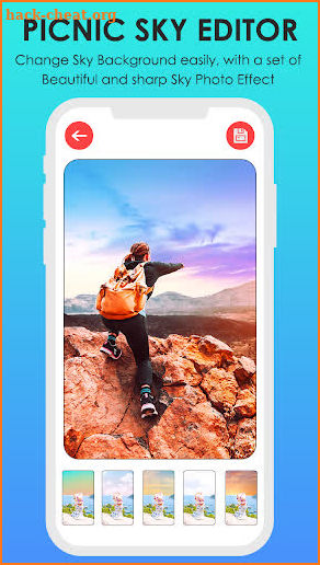 PicNic Sky Photo Filter Editor screenshot
