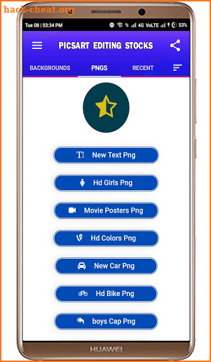 Picsart Editing Stocks screenshot