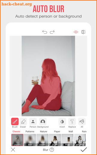 PicsBlur Photo Editor - Auto Blur & Filters screenshot