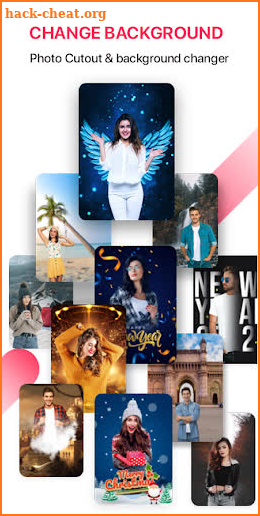 PicsLab - Photo background changer Neon Drips screenshot