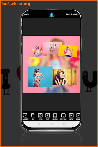 Picture Collage With Effects screenshot