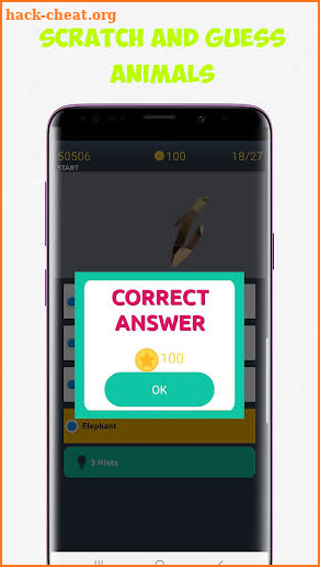 PICTURE SCRATCH GAMES: GUESS THE ANIMAL QUIZ screenshot