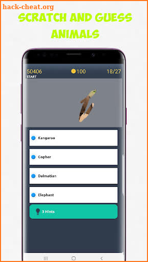 PICTURE SCRATCH GAMES: GUESS THE ANIMAL QUIZ screenshot