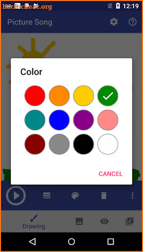 Picture Song - create music from pictures! screenshot
