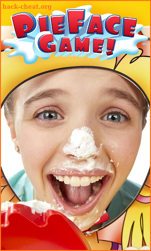 pie on face game screenshot