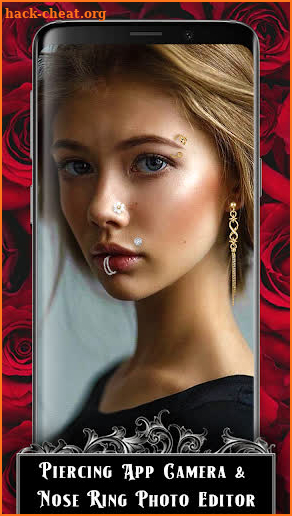 Piercing App Camera & Nose Ring Photo Editor screenshot