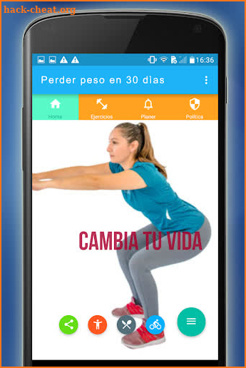 Pierde peso en 30 días, ejercicios en casa Gratis screenshot