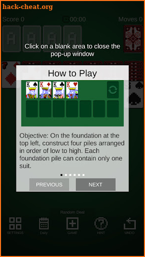 Piexl Solitaire Peaks Classic screenshot