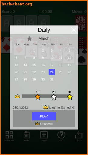 Piexl Solitaire Peaks Classic screenshot